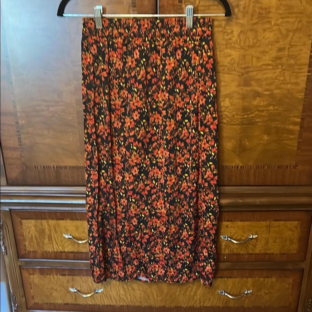 Floral Print Women's Skirt